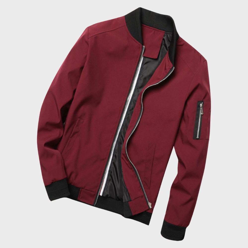 Darryl | Men's Zip-Up Bomber Jacket
