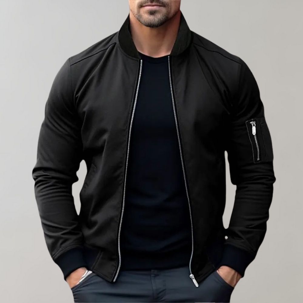 Darryl | Men's Zip-Up Bomber Jacket